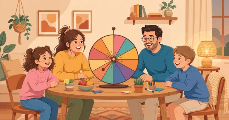 Family Decision-Making Games With a Choice Wheel