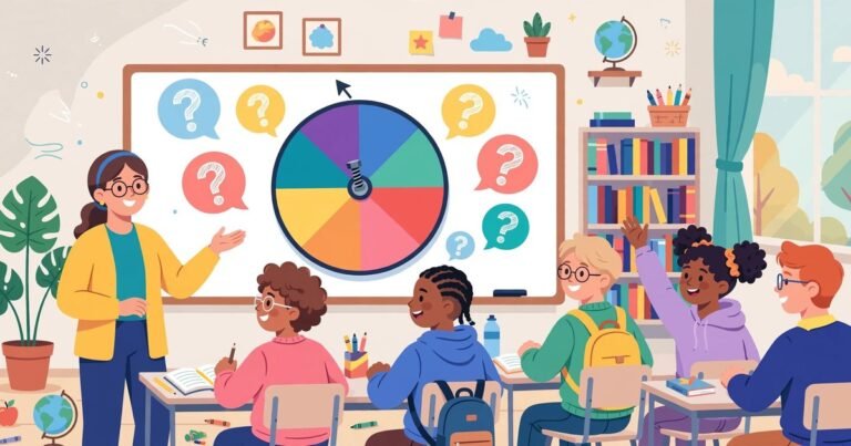 100 Spin the Wheel Questions for Classroom Discussions